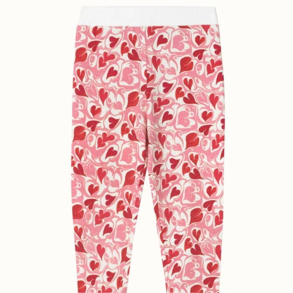 Cath Kidston "Marble Hearts" Leggings NWT
